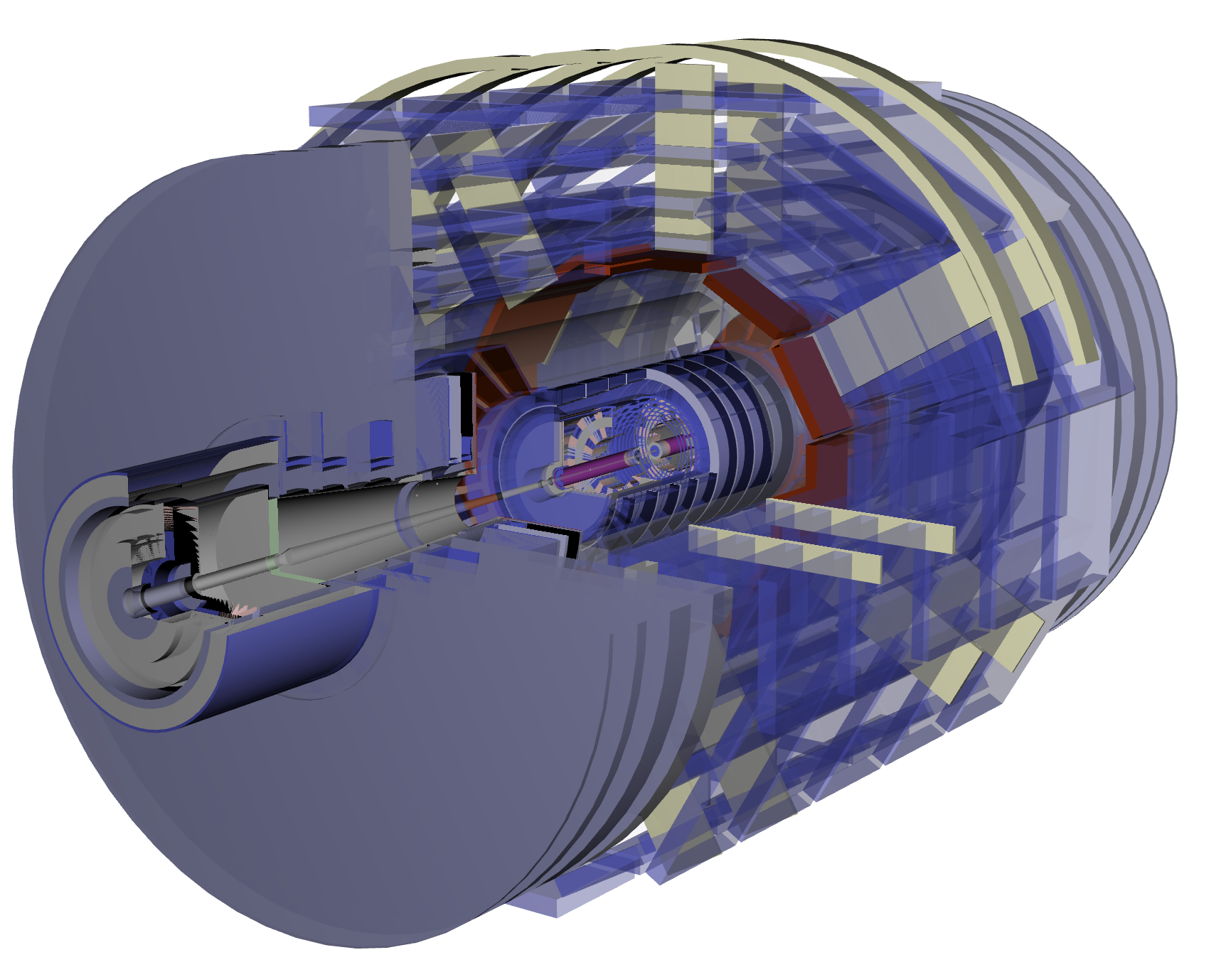 3D image of CMS detector